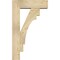 Ekena Millwork Merced Block Rough Sawn Bracket w/ Offset Brace, Douglas Fir, 6"W x 18"D x 30"H BKT0604X18X30MRC05RDF - alternate 3